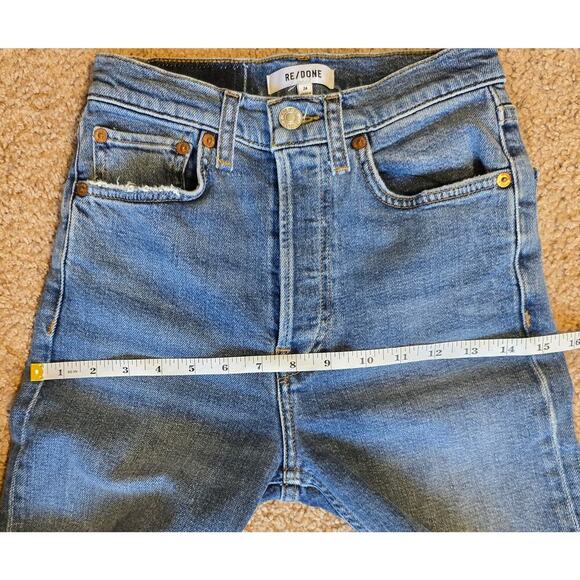 RE/DONE 70s Ultra High Rise Stove Pipe Jeans - Picture 12 of 16